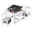 Adjustable Square 2 Students Activity Table