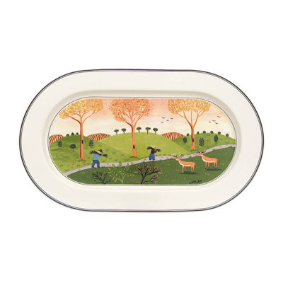 Plateau ovale Villeroy & Boch Design Naif