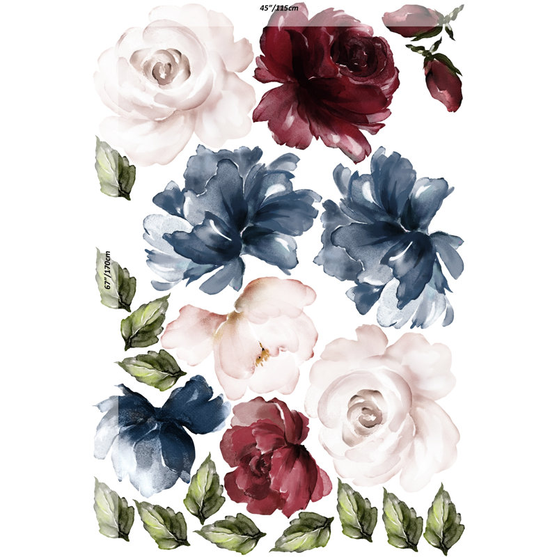 Adhésif décoratif pivoine Hiya