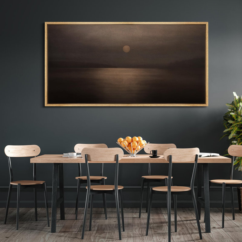 Impression sur toile Shine, Impression encadrée flottante sans passe-partout, H 30 po x l 60 po, Natural