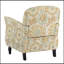 Fauteuil d'appoint avec pieds robustes