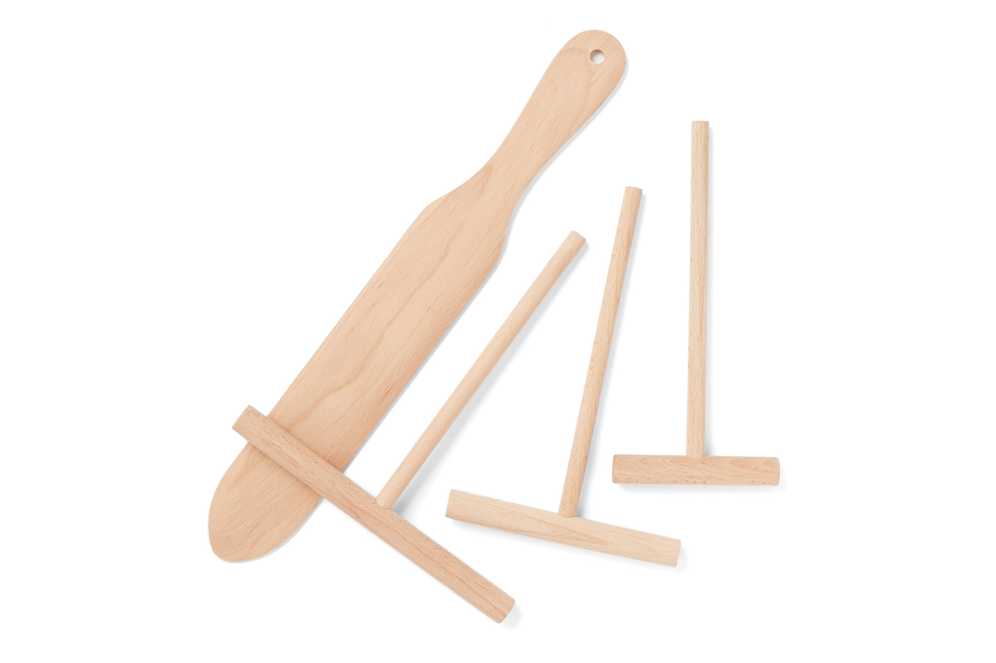 5 Crepe Spreader and 14 Spatula Set