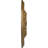 Endurathane Granada Ceiling Medallion, 23 3/8"OD x 3 5/8"ID x 2 1/2"P (Fits Canopies up to 7 1/8"), Hand-Painted Pale Gold Finish-28580815-28581737