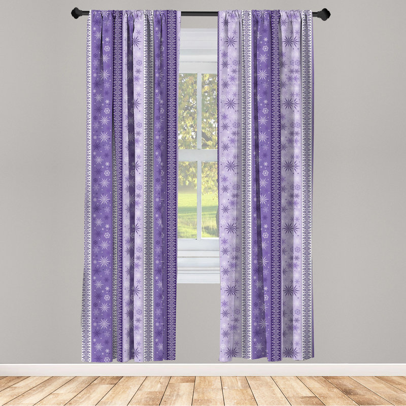 Ethnic Semi-Sheer Rod Pocket Sliding Panel, 28" x 84"