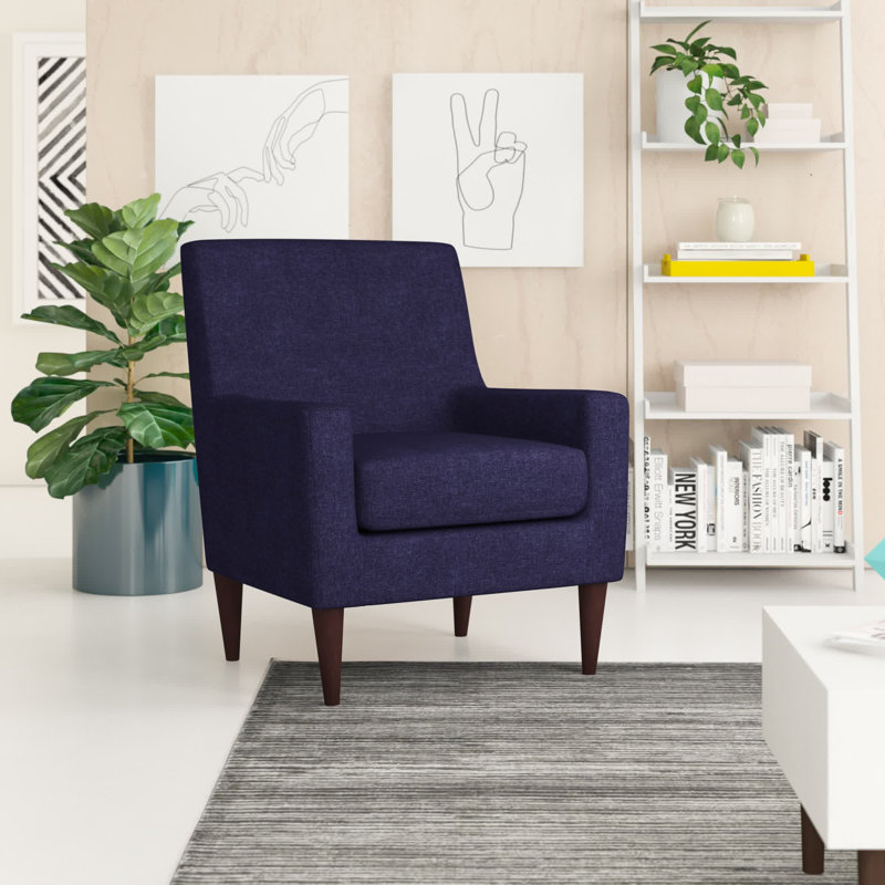 Fauteuil l 28 po Donham, Améthyste Jitterbug, Noir