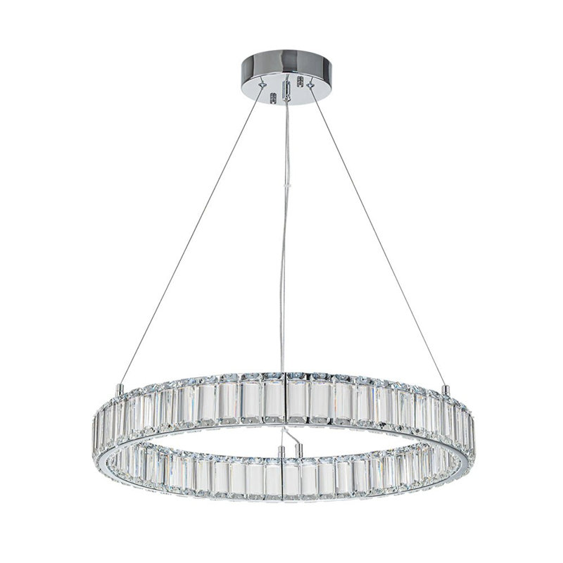 Fita Modern Circular Crystal Dimmable LED Chandelier