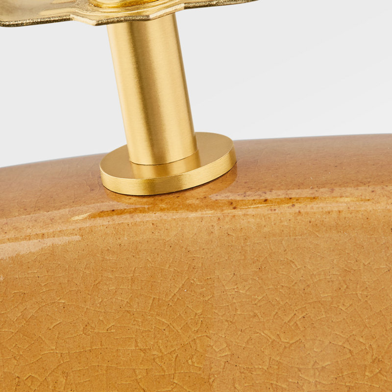 Pente 27 Table Lamp, Cracked Honey