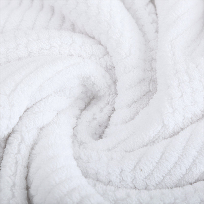 Ensemble de serviettes en microfibre pour salle de bain, 2 pièces 30 po x 60 po, White