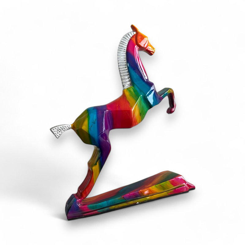 Sculpture de cheval abstraite