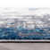 Pownal Abstract Performance Blue/Ivory/Gray Rug