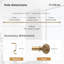 Tringle à rideaux simple réglable Jacarion de largeur totale x 1 po de diamètre-446974660-446974661