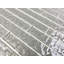 Metro Cubes 1 in. x 12 in. Textured Glass Straight Edge Trim Decorative Kitchen & Bathroom Wall Tile-36935943