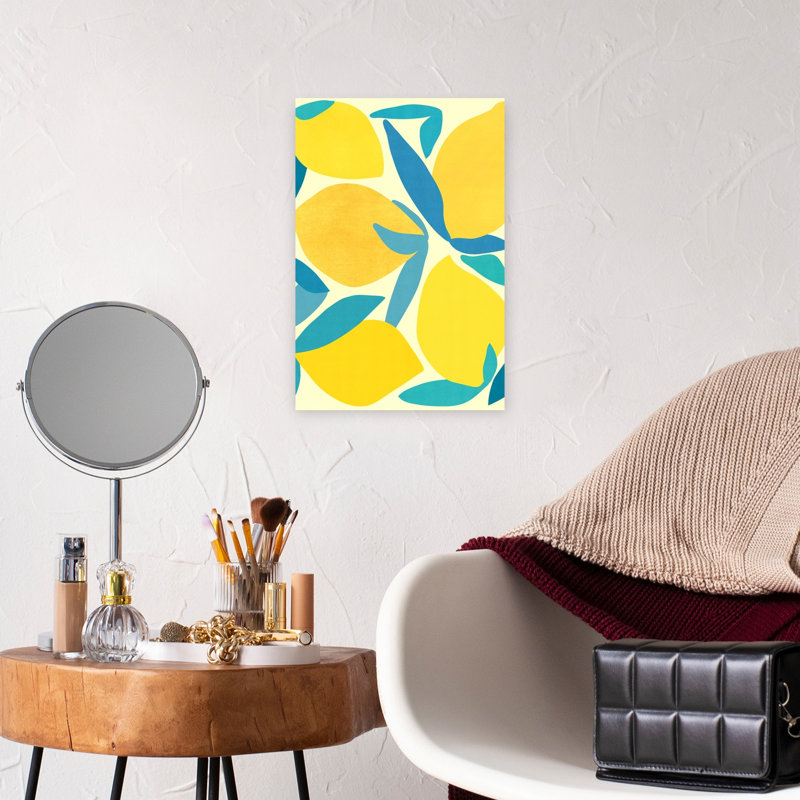 Reproduction d'art mural Lemon Shapes, 18" H x 12" W