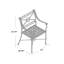 Delphi Outdoor Dining Armchair-46327332-46327336