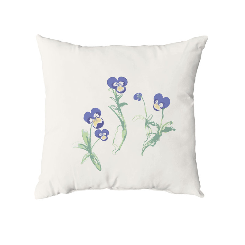  Housse de coussin carré et insert, Violet, 20 po X 20 po