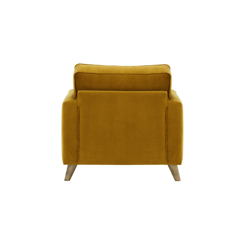 Romeo Upholstered Armchair, Yellow