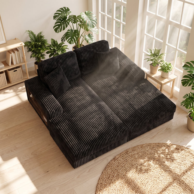 Upholstered 79.53 " U-Shaped Sectional