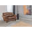 Somto 73" Genuine Leather Rolled Arm Loveseat-20119995