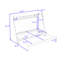 House Bed with Trundle, Tent, LED Lights and Shelf-130911732