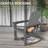 HDPE Rocking Chair Foldable Outdoor Adirondack Chair-151901403