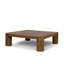 Table basse carrée en bois récupéré Hewitt