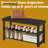 8 Pair Shoe Storage Bench, 3-Tier Bamboo Shoe Rack Bench-1804546284