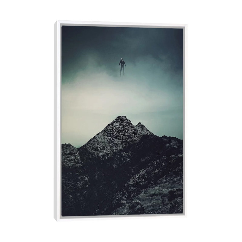 Escape by Rob Hakemo - Print on Canvas, White Framed, 101.6 cm H x 66.04 cm W