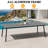 8 - Person Metal Patio Dining Set With Removable Cushions And Umbrella Hole-623866748