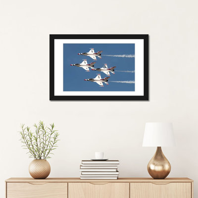 « the us air force thunderbirds fly », reproduction de photo sur toile