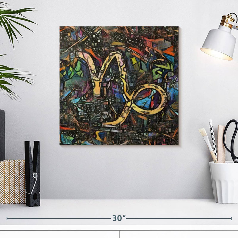 Adella Capricorn, 16" H x 16" W
