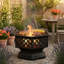 Round Iron Charcoal Fire Pit