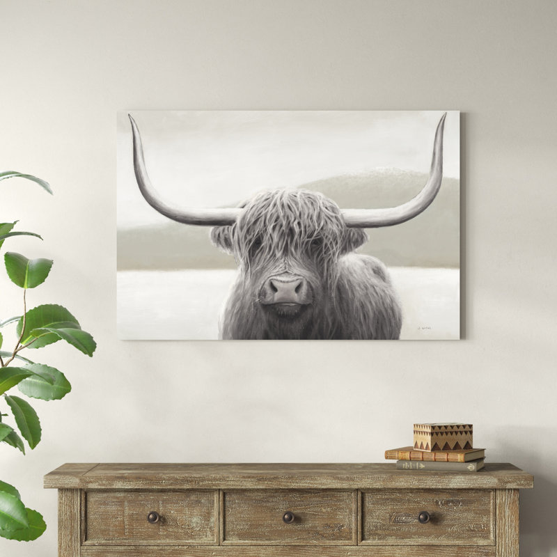 Highland Cow Neutral, H 32 po x l 48 po