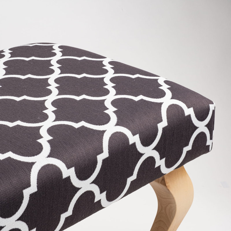 Neerings Velvet Upholstered Bench, H45 x W110 x D40cm