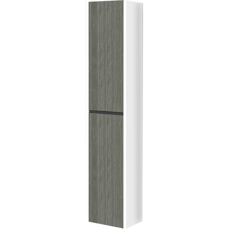 Linen Cabinet, Grey/White