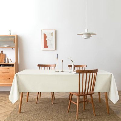 1 Piece Square Tablecloth Waterproof Stain and Wrinkle Resistant Washable Table Cloth, Decorative Fabric Table Cover for Kitchen Dining Room Party and Outdoor Use