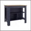 Îlot de cuisine, trois tablettes ouvertes, une tablette supérieure, quatre pieds, un décor de cuisine moderne-397503428-397503441-397503454