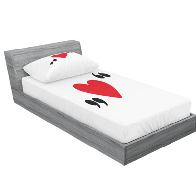 Love Microfiber Fitted Sheet
