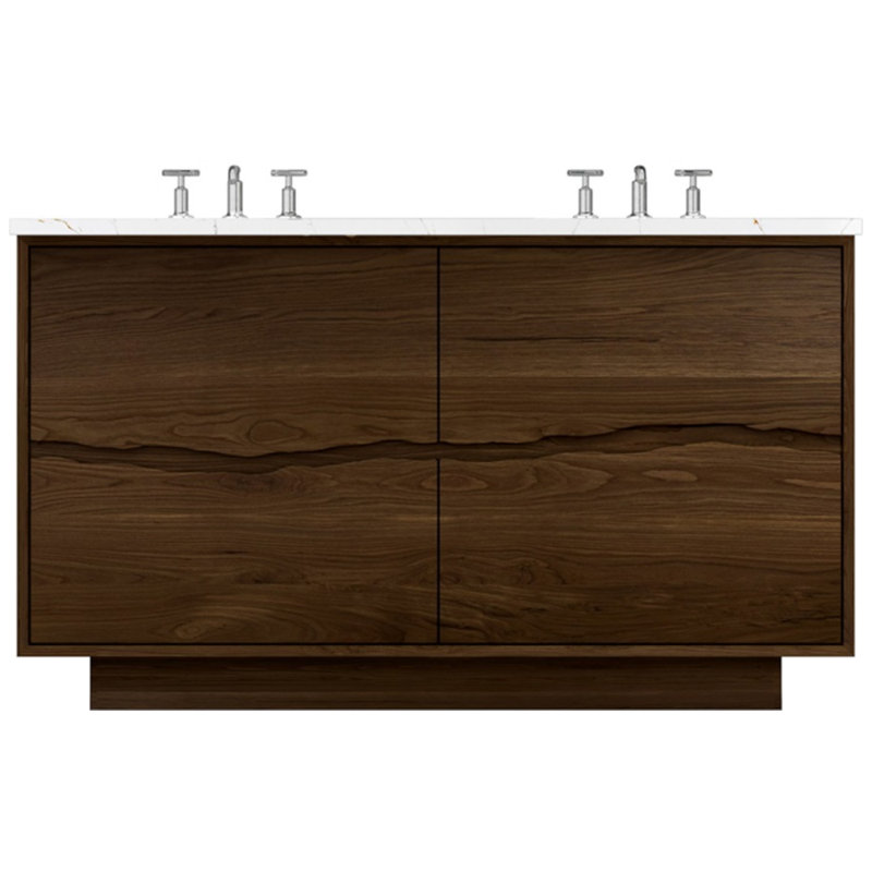 Ventura Four-Drawer Double Bath Vanity, Estate Emulsion, 72"