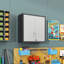 Armoire de rangement en métal avec serrure et tablette pour l'organisation de bureau