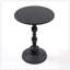Table basse vintage en métal, table d'appoint ronde pour petits espaces, table d'appoint durable et élégante pour le salon et la chambre à coucher