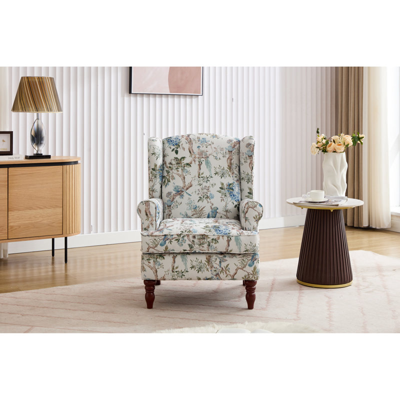 Chaise simple confortable avec pieds en bois rétro, décoration moderne pour les espaces de vie, éponge haute densité, stabilité des pieds de style romain
