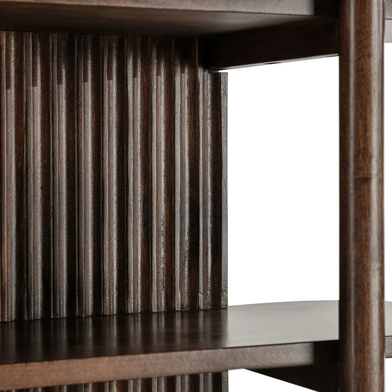 Bibliothèque en bois massif Blockton Redford