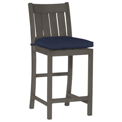 Club 24" Patio Bar Stool with Cushion