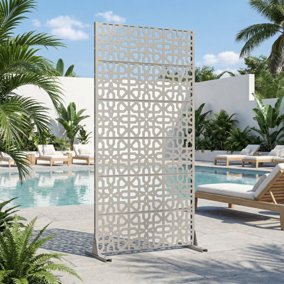 Metal Privacy Screen Panel Pattern