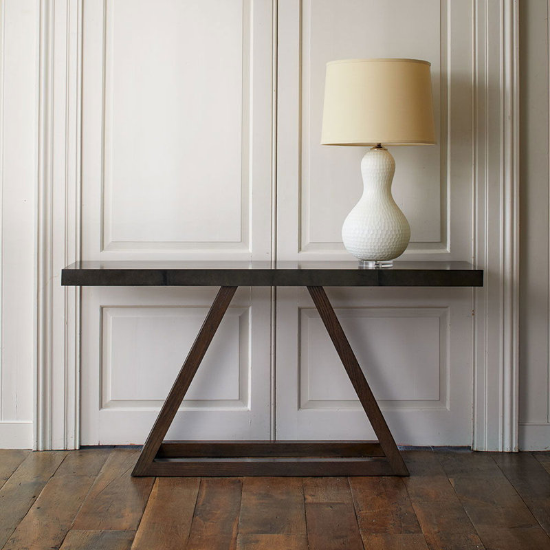 Triangle Console Table, Firmdale Oak