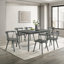 Ensemble de 2 pièces pour chaise de salle à manger rustique moderne de style campagnard au design rétro, facile à assembler-831261706