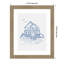 «Nantucket Beach house» par Holte, reproduction d'art encadrée-328439304-328439302
