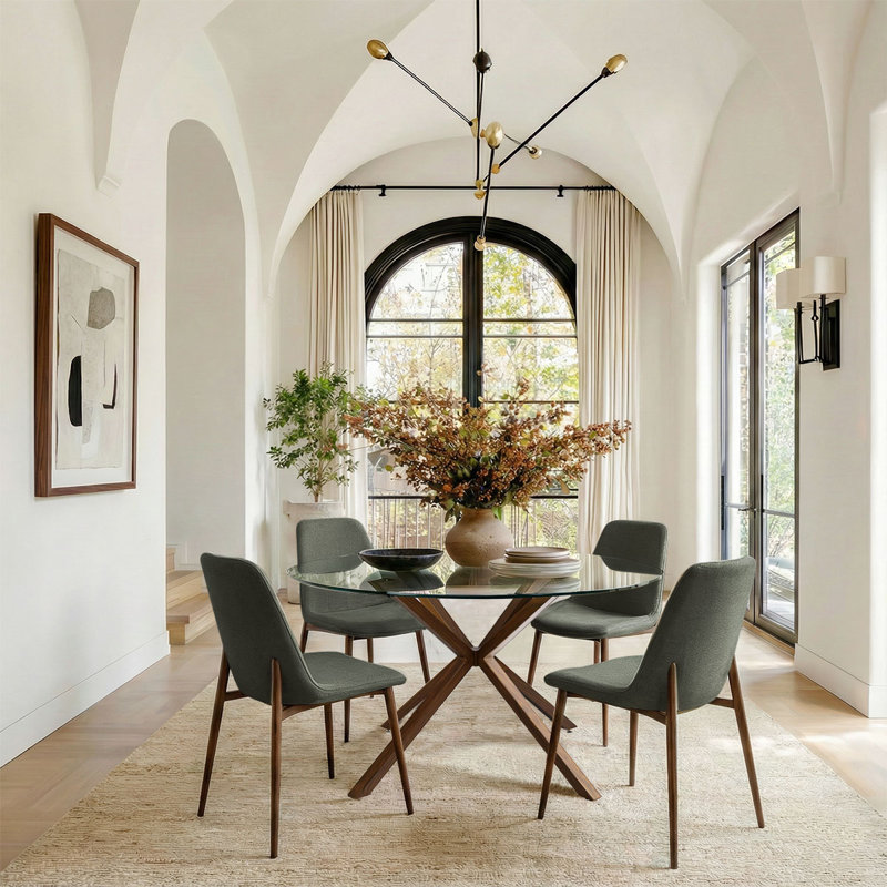 Ensemble repas pour 4 personnes Kinnith, Vert