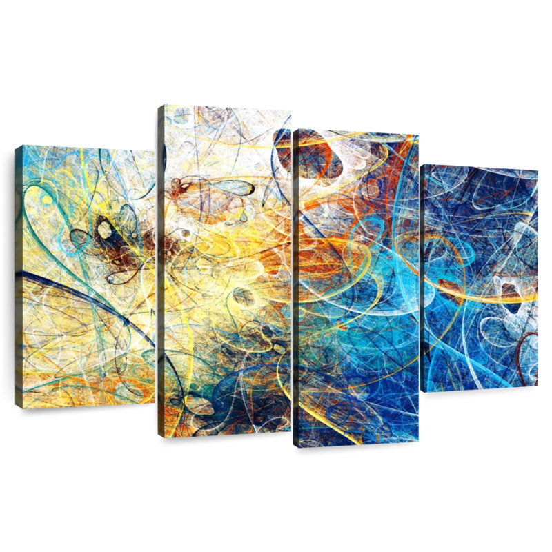 Avery fantaisiste, abstrait dynamique