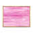 Toile avec cadre flottant or